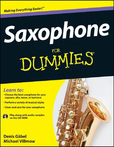 Saxophone For Dummies Denis Gbel Michael Villmow