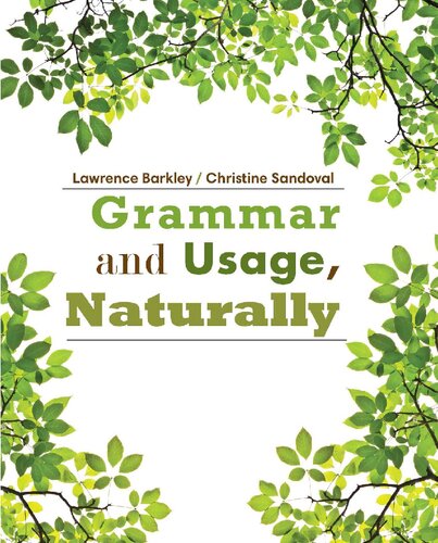 Grammar And Usage Naturally Barkley L Sandoval Ch