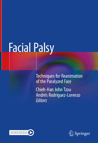 Facial Palsy Techniques For Reanimation Of The Paralyzed Face 1st Ed 2021 Chiehhan John Tzou Editor