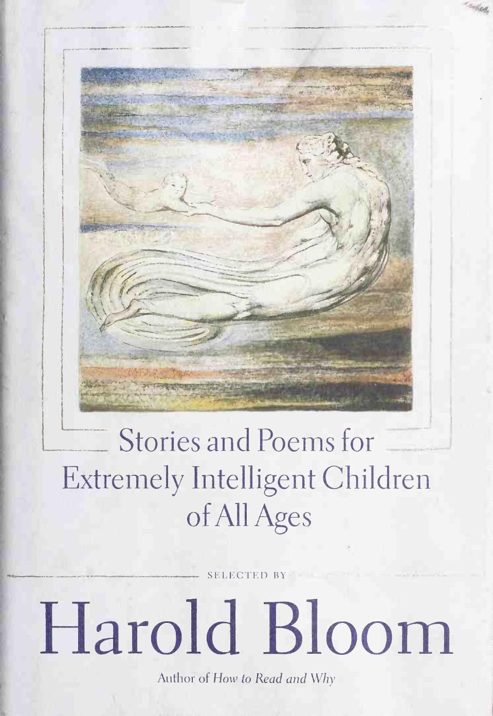 Stories And Poems For Extremely Intelligent Children Of All Ages Harold Bloom