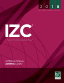 International Zoning Code International Code Council Series 2018 International Code Council