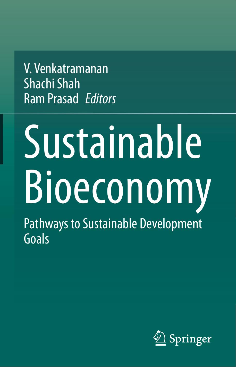 Sustainable Bioeconomy Pathways To Sustainable Development Goals 1st Ed 2021 V Venkatramanan