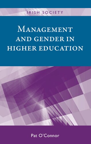 Management And Gender In Higher Education Pat Oconnor