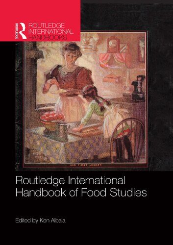 Routledge International Handbook Of Food Studies Ken Albala