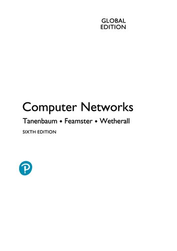 Computer Networks Global Edition 6th Edition Andrew S Tanenbaum