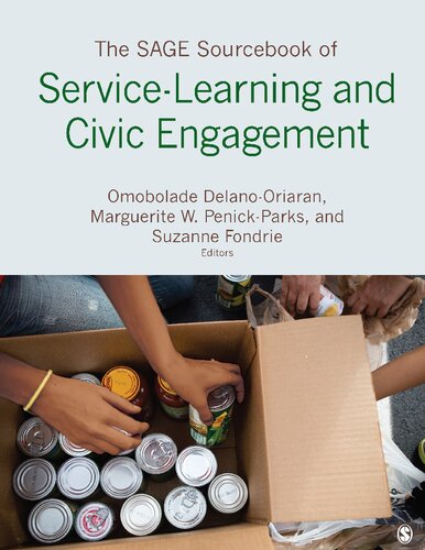 The Sage Sourcebook Of Servicelearning And Civic Engagement Omobolade Delanooriaran