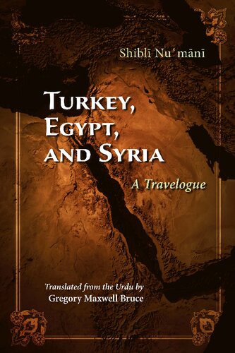 Turkey Egypt And Syria A Travelogue Shibl Numn Gregory Maxwell Bruce