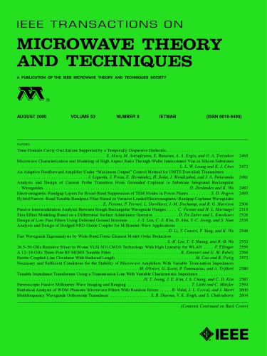 Ieee Mttv053i08 200508 08th Edition Fantomasping