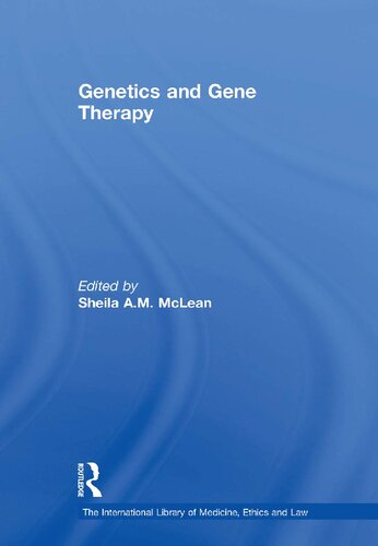 Genetics And Gene Therapy Mclean S Am