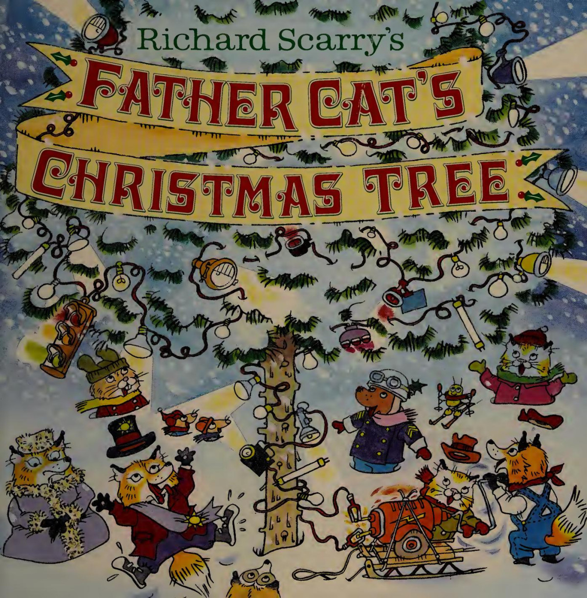 Richard Scarrys Father Cats Christmas Tree Richard Scarry Huck Scarry