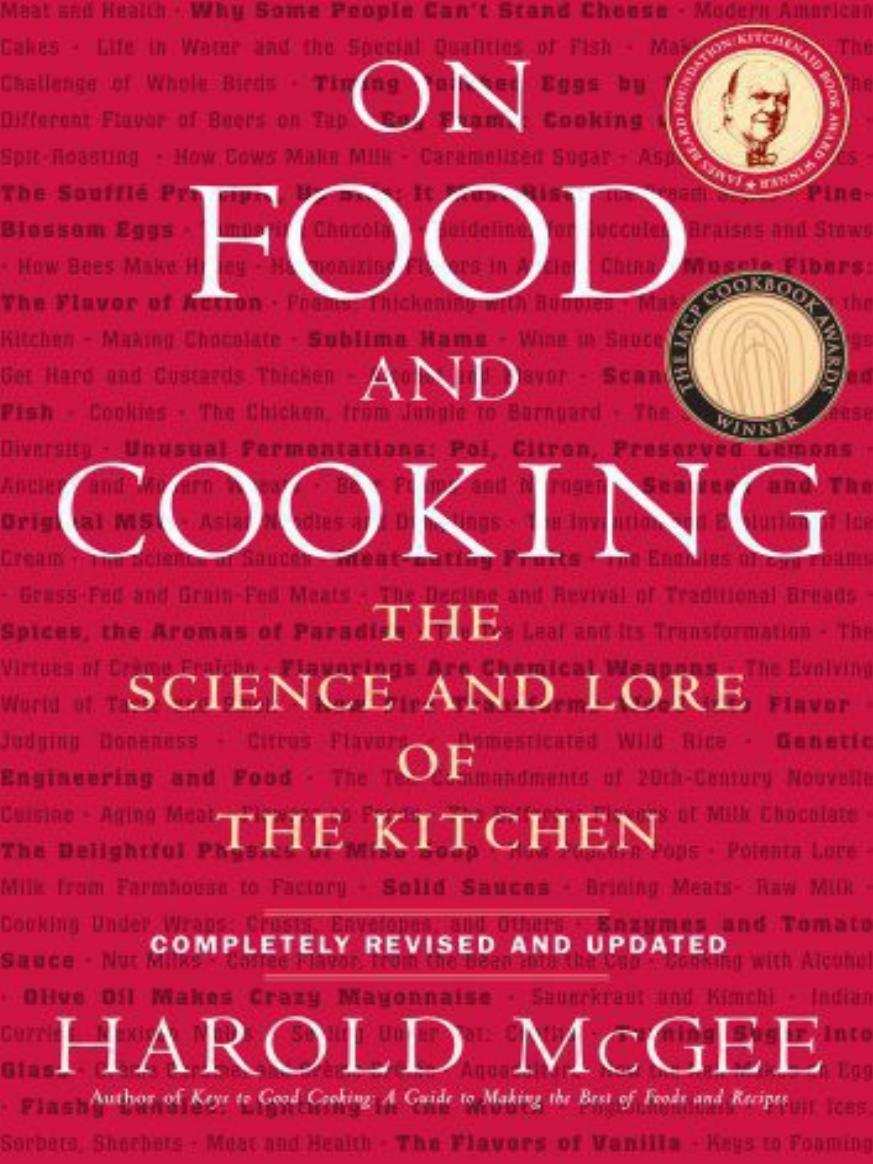 On Food And Cooking Harold Mcgee Mcgee Harold