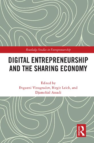 Digital Entrepreneurship And The Sharing Economy Evgueni Vinogradov