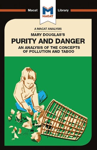 An Analysis Of Mary Douglass Purity And Danger An Analysis Of Concepts Of Pollution And Taboo Pdraig Belton