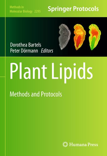 Plant Lipids Dorothea Bartels Peter Drmann