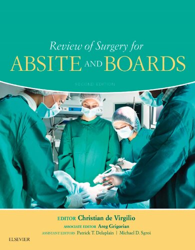 Review Of Surgery For Absite And Boards 2nd Edition Christian Devirgilio Md Facs