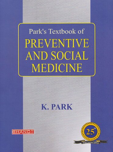 Parks Textbook Of Preventive And Social Medicine 25th Edition K Park
