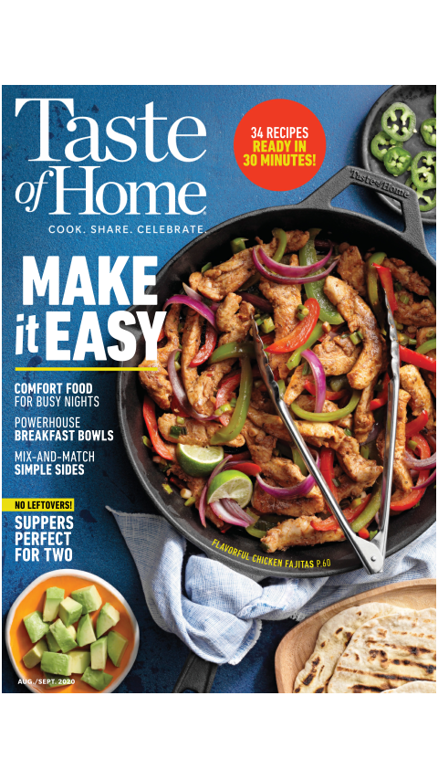 Taste Of Home Augustseptember 2020 Taste Of Home