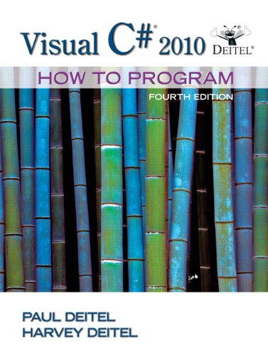 Visual C 2010 How To Program 4th Edition129pdf 4th Edition Paul Deitel