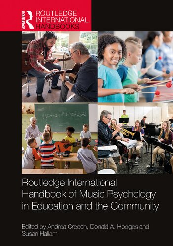 Routledge International Handbook Of Music Psychology In Education And The Community Andrea Creech