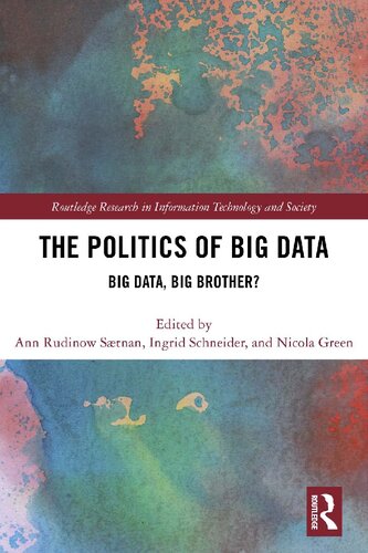 The Politics Of Big Data Big Data Big Brother Ann Rudinow Stnan