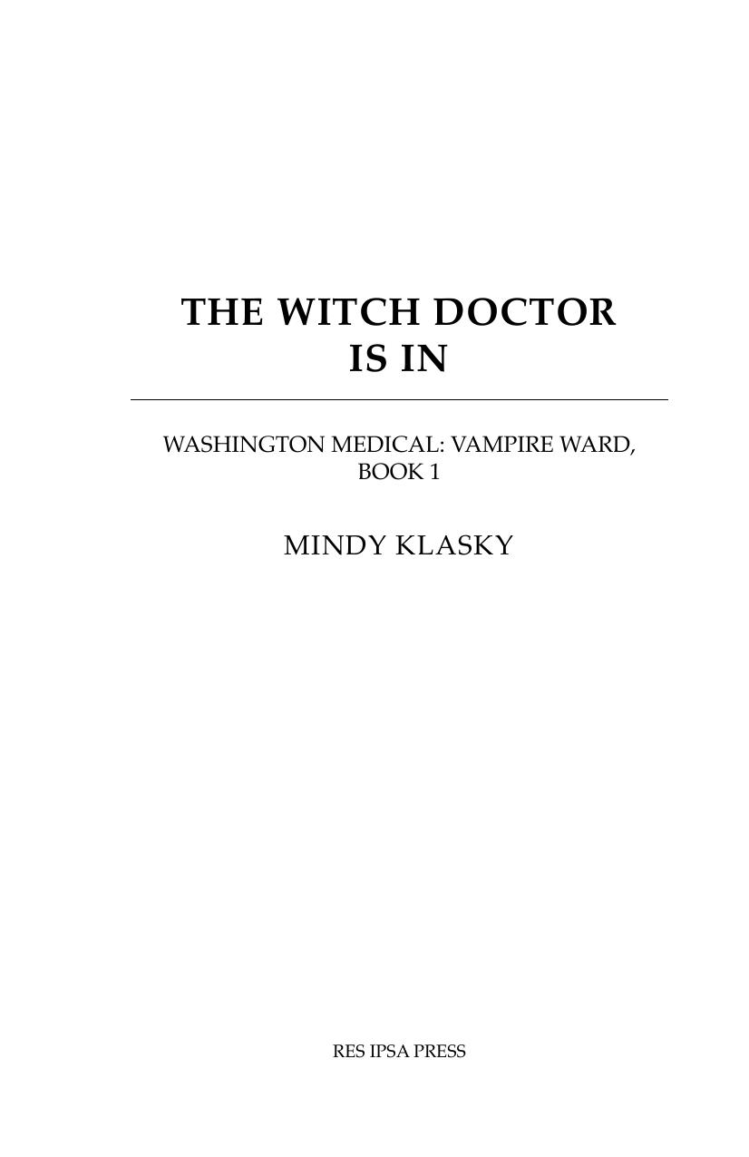 The Witch Doctor Is In Mindy Klasky