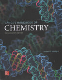 Langes Handbook Of Chemistry Seventeenth Edition Incomplete 17th Edition James Speight