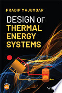 Design Of Thermal Energy Systems Pradip Majumdar
