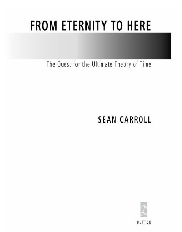 From Eternity To Here Carroll Sean