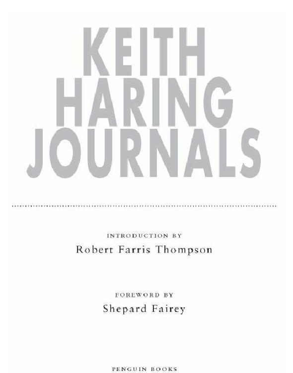 Keith Haring Journals Haring Keith