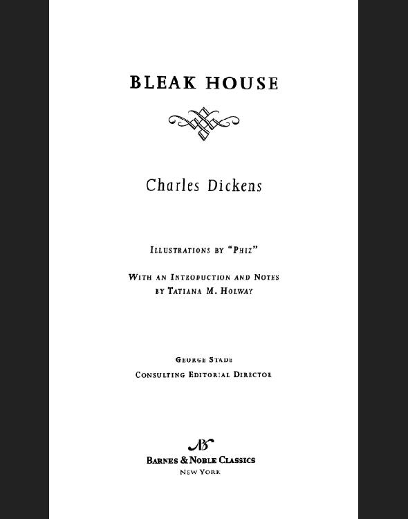 Bleak House Dickens Charles