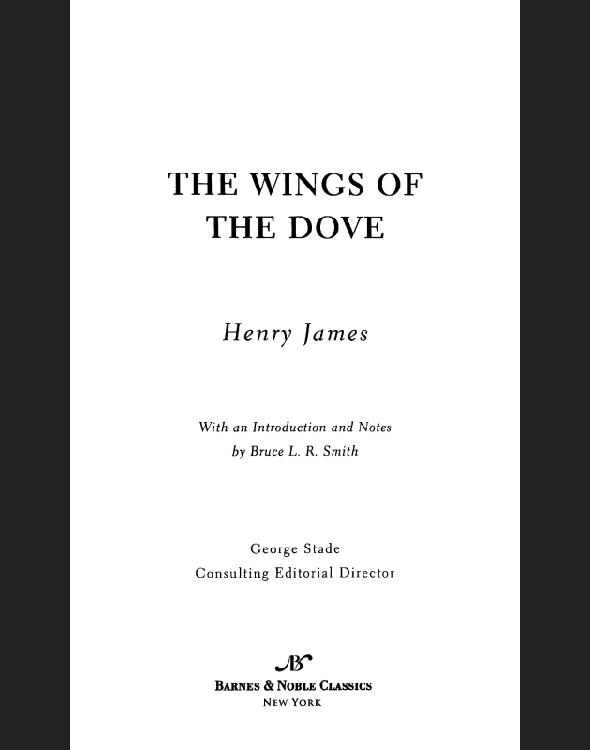 Wings Of The Dove James Henry