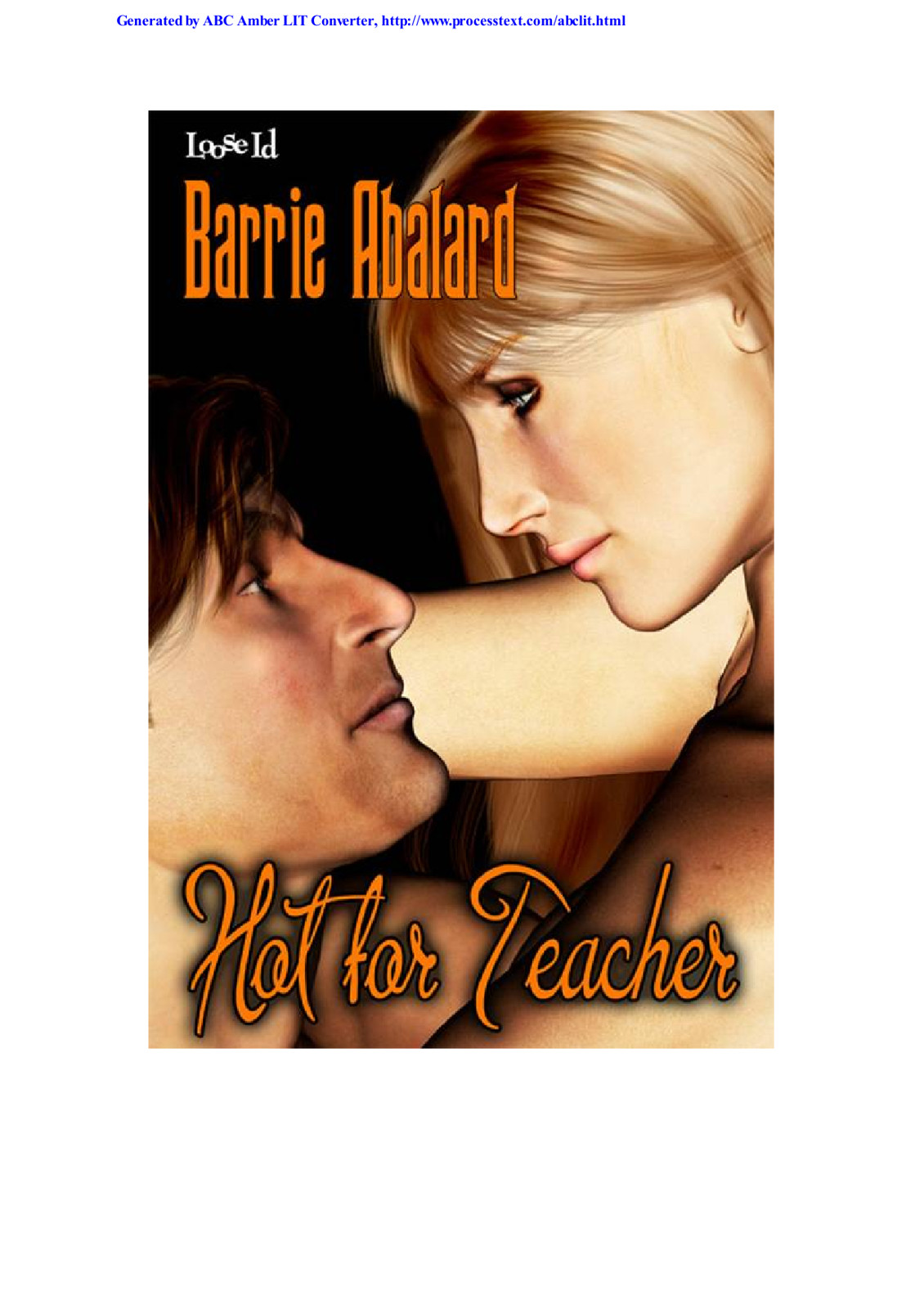 Hot For Teacher Abalard Barrie