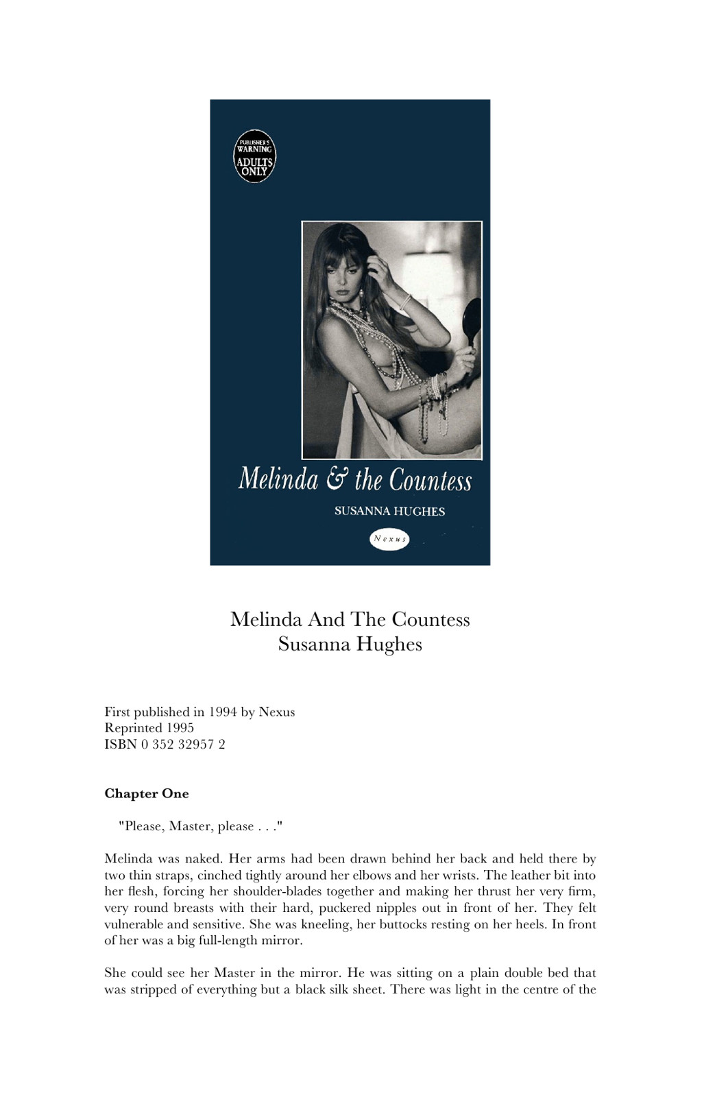 Melinda And The Countess Hughes Susanna