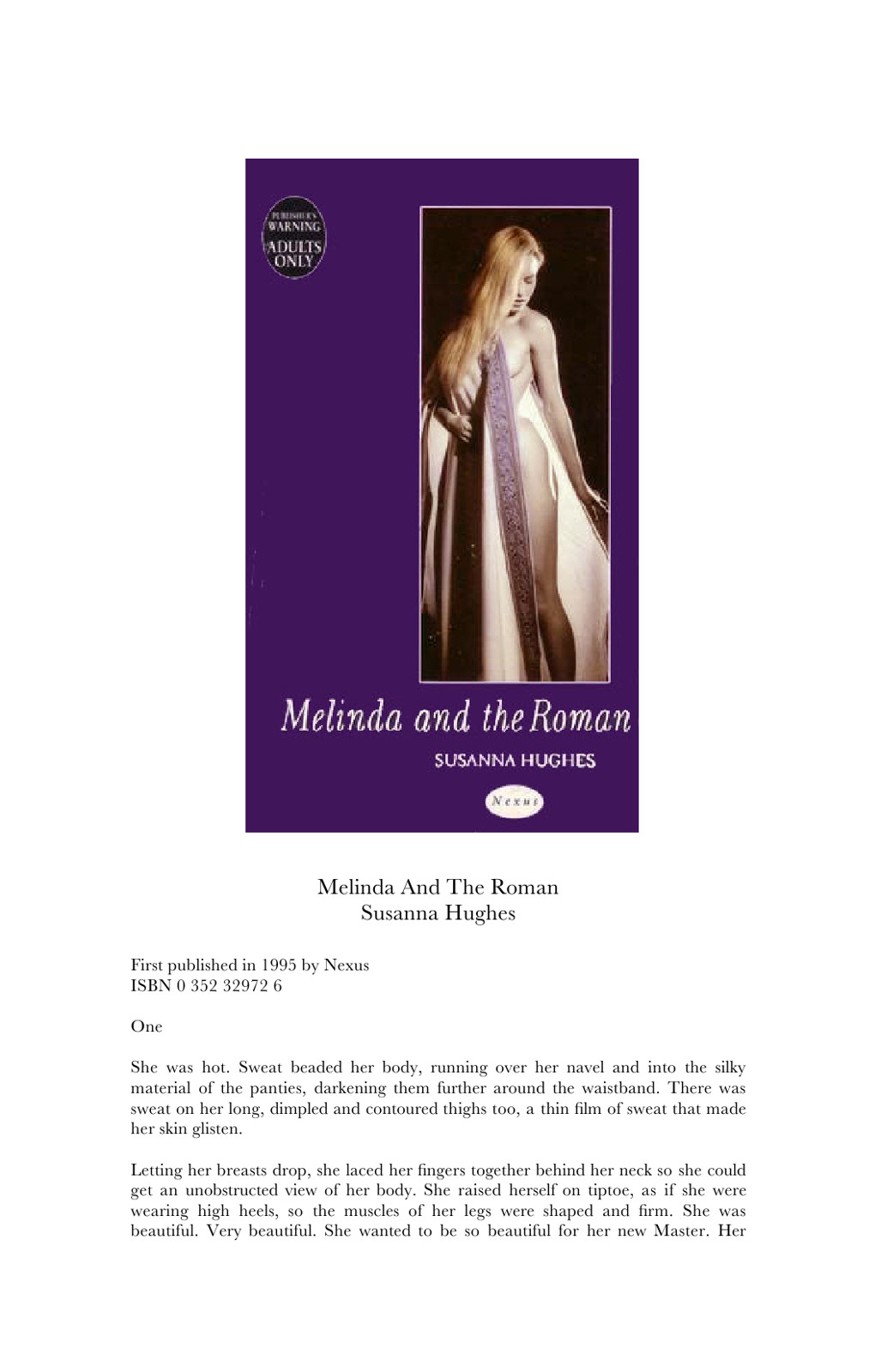 Melinda And The Roman Hughes Susanna