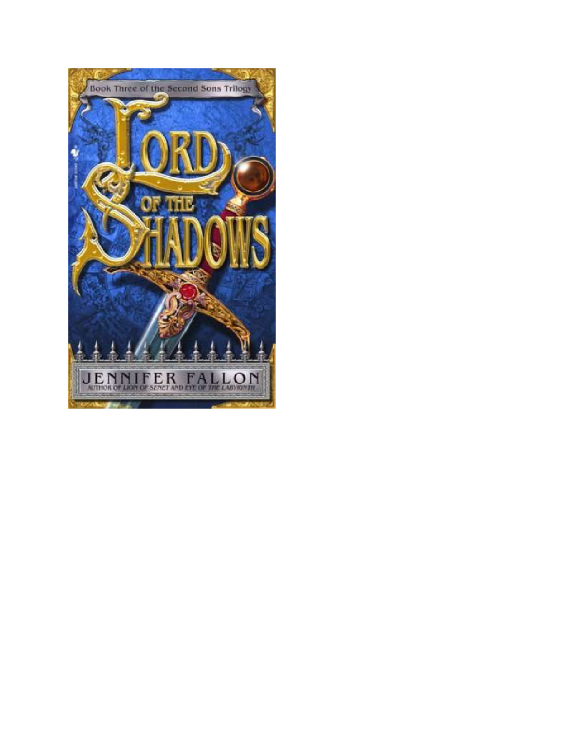 Lord Of The Shadows Fallon Jennifer