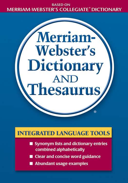 Merriamwebsters Dictionary Thesaurus