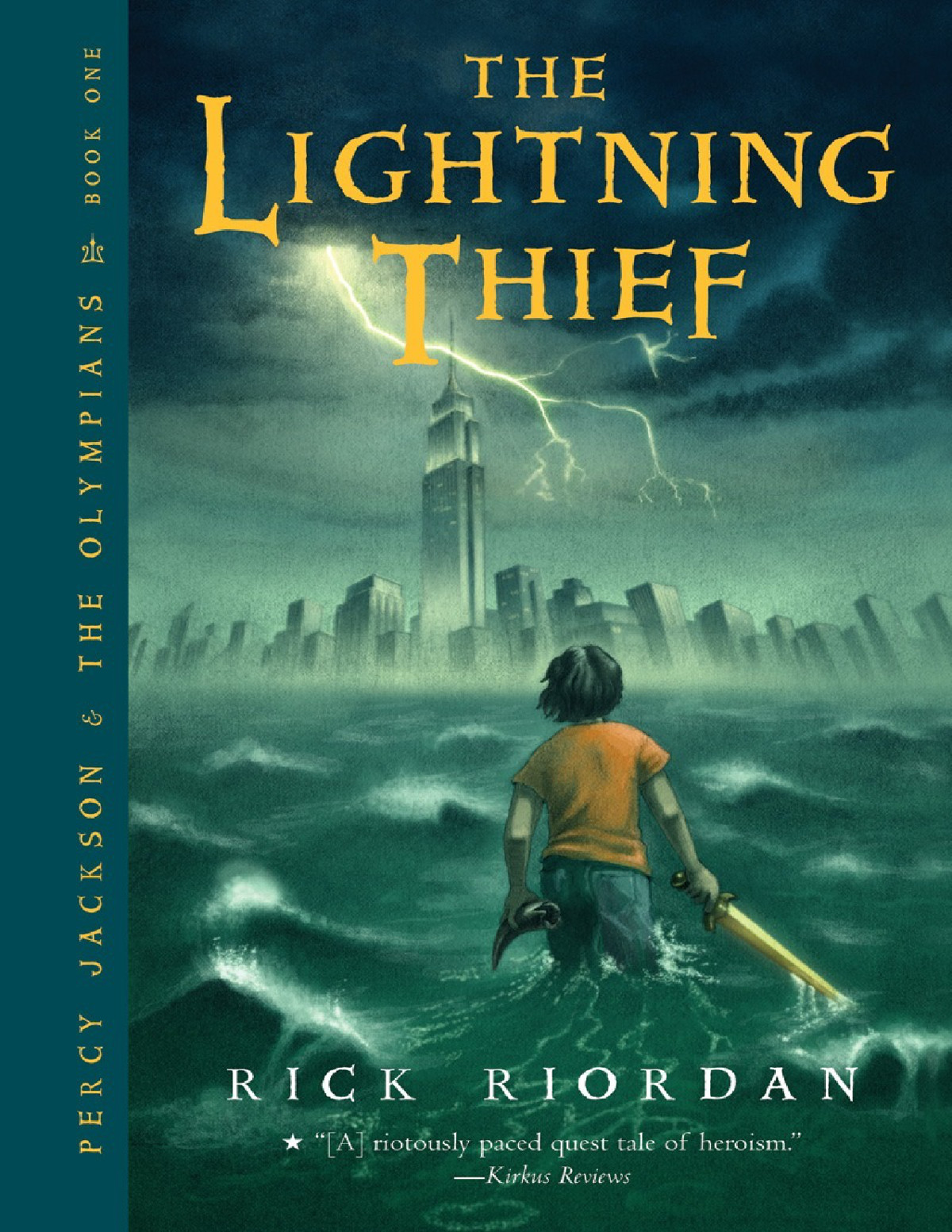 The Lightning Thief Percy Jackson And The Olympians Book 1 Paperback Rick Riordan