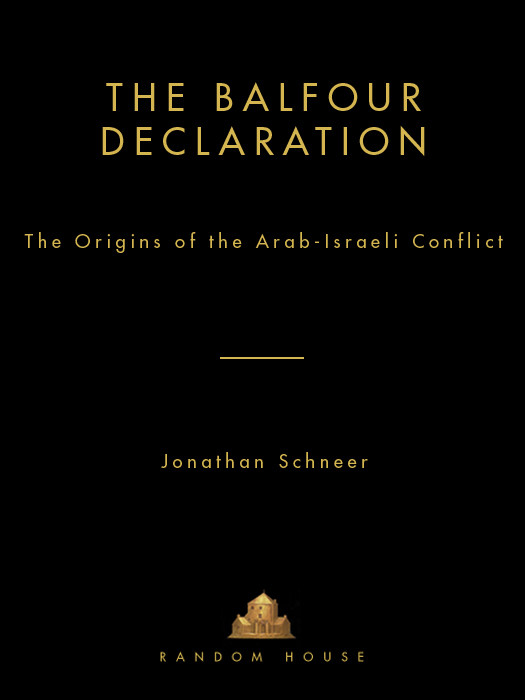 The Balfour Declaration Schneer Jonathan