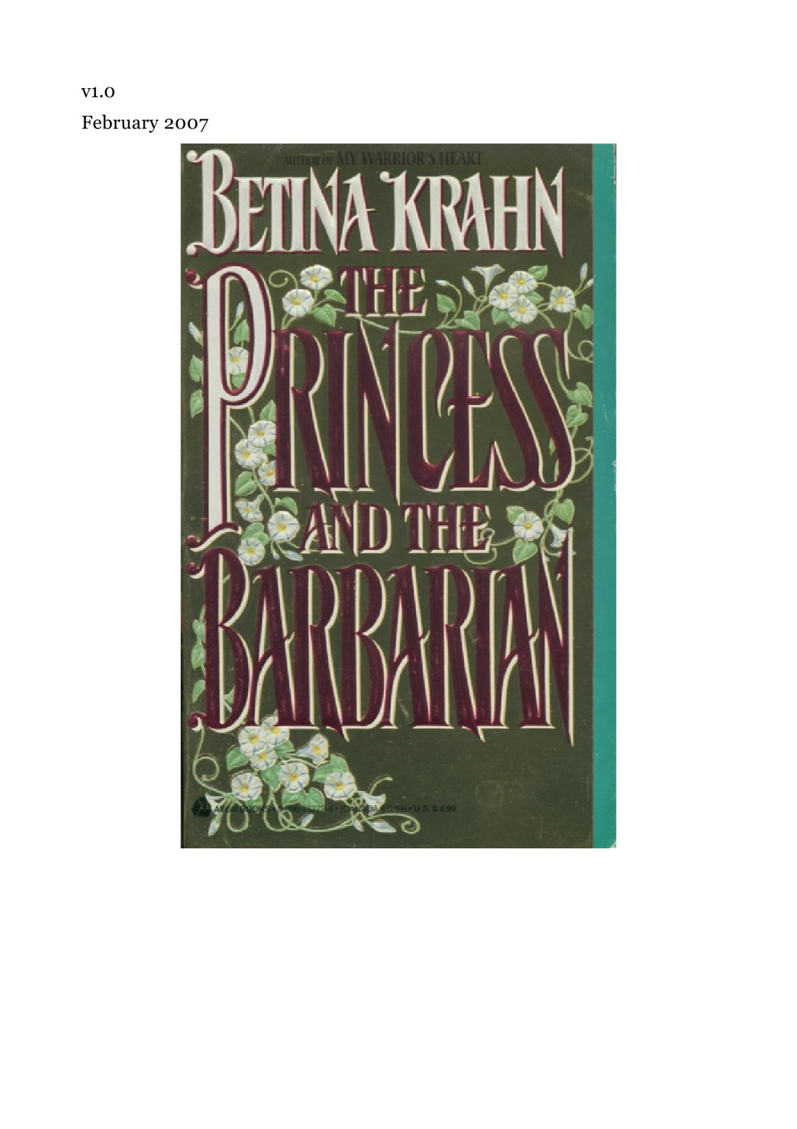The Princess The Barbarian Krahn Betina