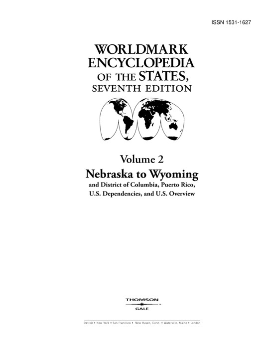 Worldmark Encyclopedia Of The States Vol 2 Nebraskawyoming 7th Edition