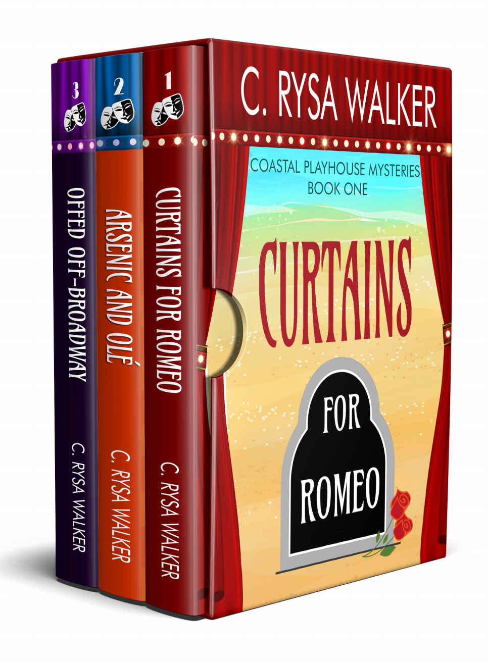 Coastal Playhouse Mysteries Box Setthree Complete Cozy Mysteries Books 13 C Rysa Walker Walker