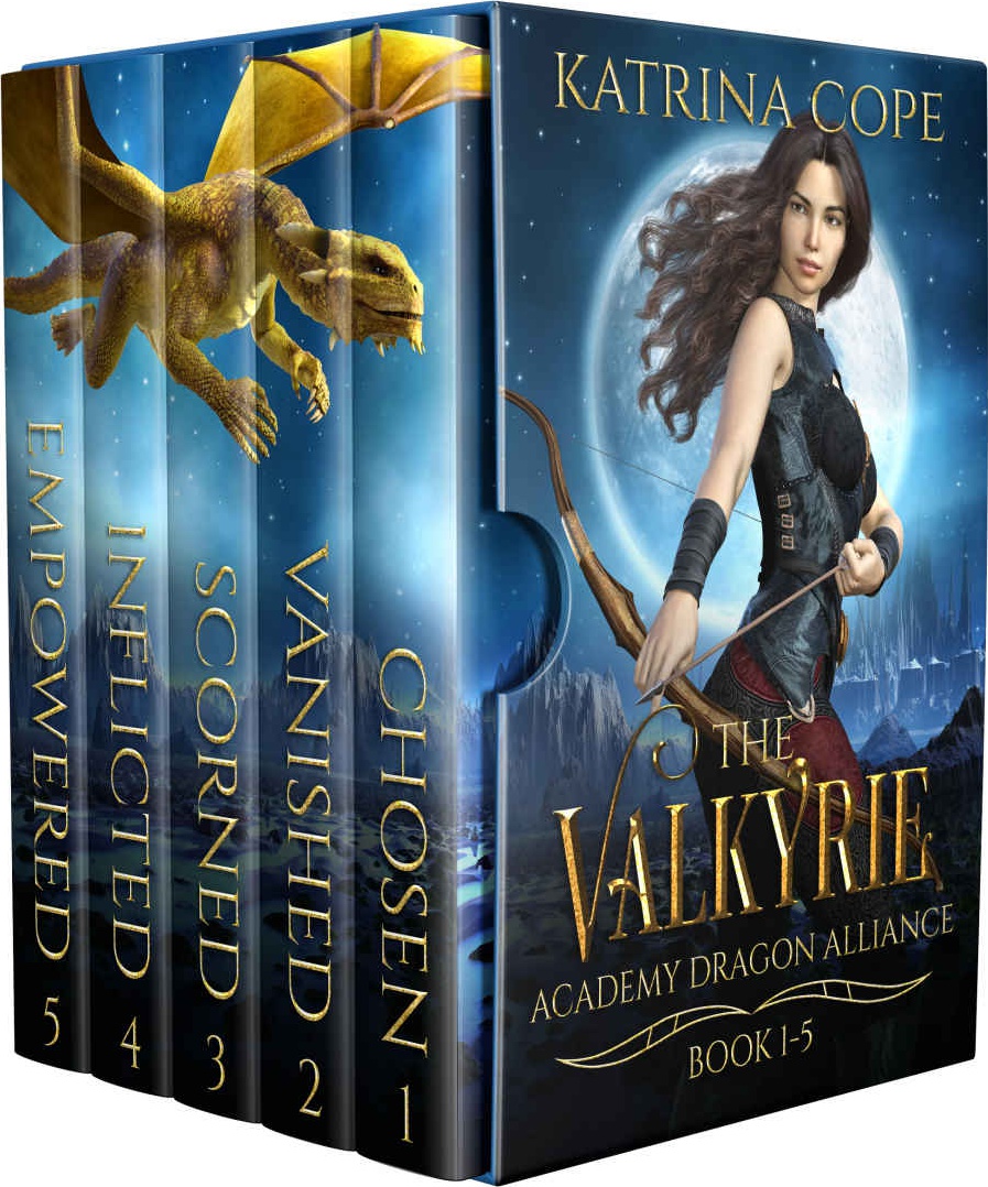 Valkyrie Academy Dragon Alliance Books 1 5 Chosen Vanished Scorned Inflicted Empowered Valkyrie Academy Dragon Alliance Collection Katrina Cope Cope