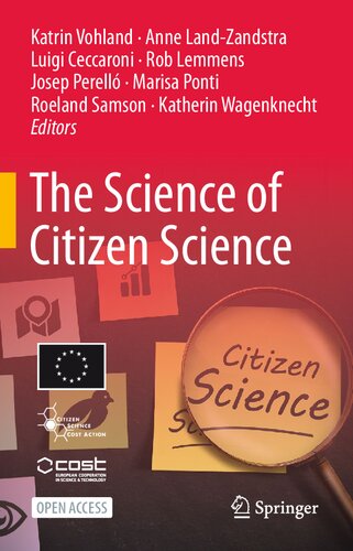 The Science Of Citizen Science 1st Ed 2021 Katrin Vohland Editor