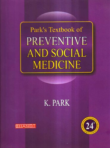 Parks Textbook Of Preventive And Social Medicine 24th Edition Kumud Park