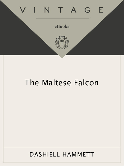 The Maltese Falcon Dashiell Hammett Hammett Dashiell