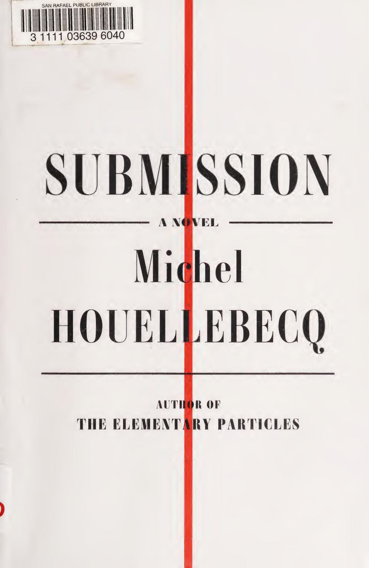 Submission Michel Houellebecq