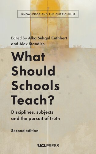 What Should Schools Teach Alka Sehgal Cuthbert Alex Standis