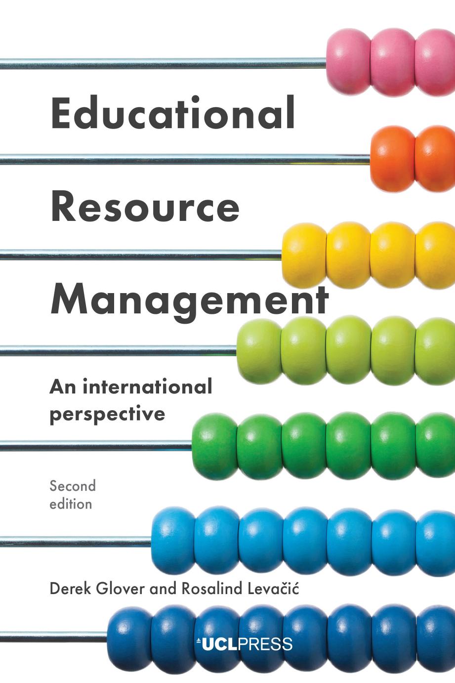 Educational Resource Management Derek Glover And Rosalind Levacic