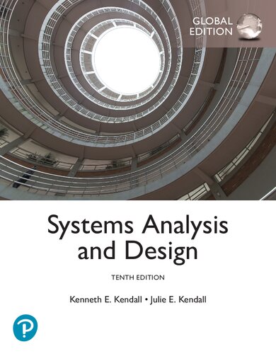 Systems Analysis And Design Global Ed 10th Edition Kenneth E Kendall