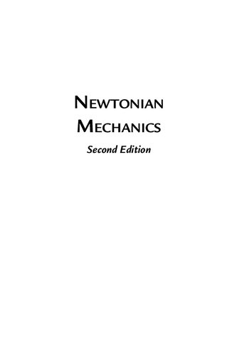 Newtonian Mechanics A Modelling Approach 2nd Edition Derek Raine